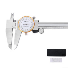Vernier Caliper 0-200mm Carbon Steel Construction Heavy-Duty Dial Caliper For Accurate Measurements Over Time