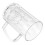 2Pcs 540Ml Transparent Beer Mug With Handle Anti-Fall Handgrip 10