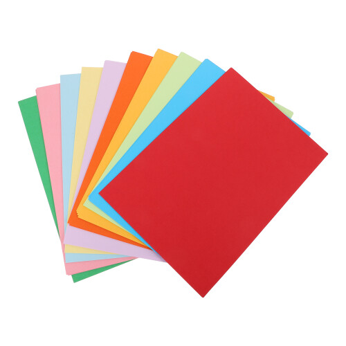 200 Sheets Assorted Colors Construction Paper For Crafts And Origami