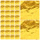 400 Pcs Square Aluminum Foil Candy Wrappers For Chocolate Packaging 3