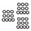 72Sets Heavy Duty Impact Wrench Socket Retainer Rings Assorted Colors 8
