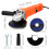 2Pcs Handheld Electric Angle Grinder With Grinding Wheels And 11