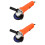 2Pcs Handheld Electric Angle Grinder With Grinding Wheels And 5