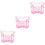 3Pièces Coupelles Dappen En Verre Rose Multifonction Pour Ongles 7
