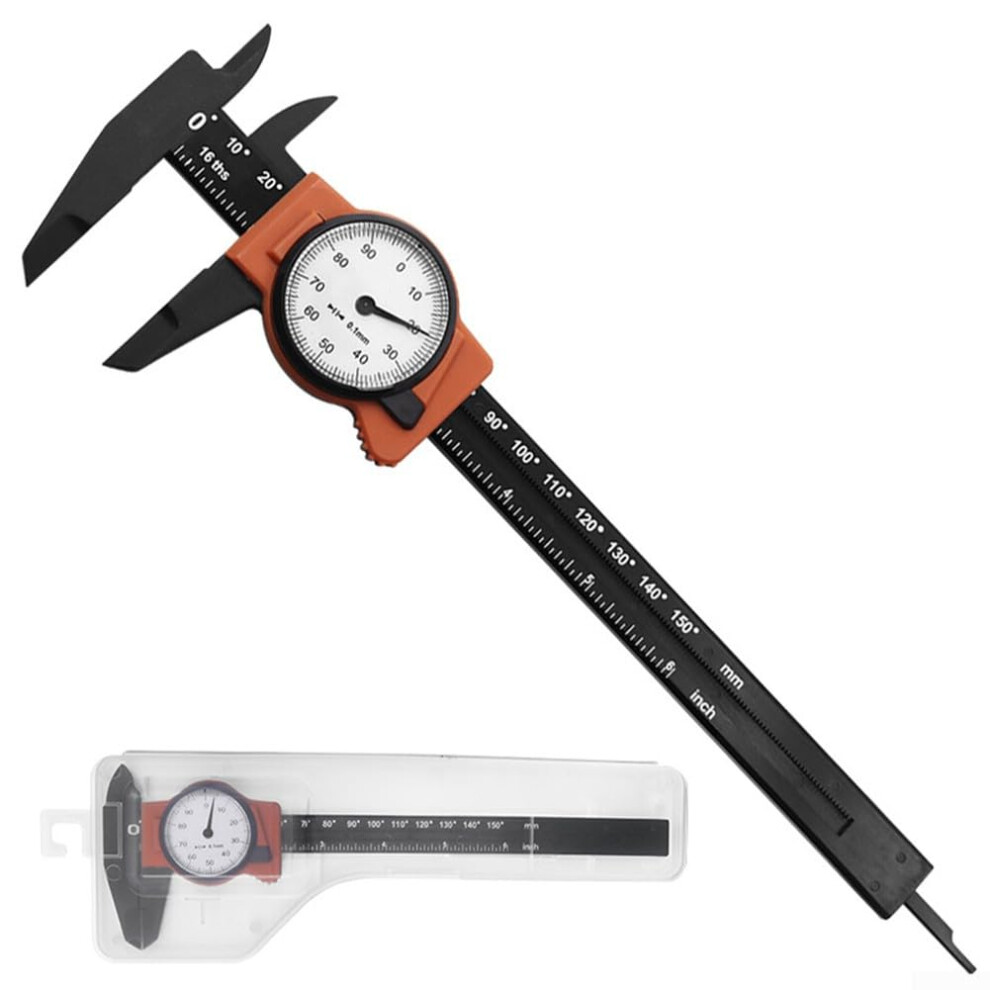 Vernier Caliper 150Mm Metric With Storage Case For Precision Measurement 9393856160594
