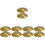 10 Pcs Drum Set Cymbals Jazz Brass Instrument 7