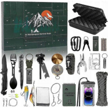 Advent Calendar Christmas Countdown Survival Kit 24 Gears Gift Adult Teen