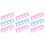 3 Pack Nail Separator Man Miss Manicure Accessory Finger Divider 4