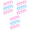 3 Pack Nail Separator Man Miss Manicure Accessory Finger Divider 3