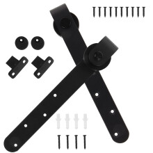 1 Set Mini Schuifdeurhouders Met Wielen En Gids Voor Kastdeur