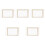 5Pcs Paper Making Screen Frame Loop Mold 5