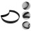 3 Count Pavement Mold Paving Crescent Moon For Concrete Curb Black 10