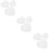9 Pcs Foam Heart-Shaped Cake Dummy Model For Baking 9