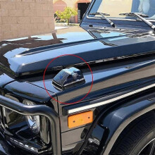 10x Car Gloss Black Front Turn Signal Lamp Lenses for W463 G-Class G500 G550 G55 G63 G65 1986-2018