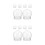 12Pcs Clear Compact DIY Water Globes Plastic Snow Globe Craft Props 9
