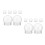 12Pcs Clear Compact DIY Water Globes Plastic Snow Globe Craft Props 4