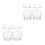 12Pcs Clear Compact DIY Water Globes Plastic Snow Globe Craft Props 7