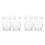 12Pcs Clear Compact DIY Water Globes Plastic Snow Globe Craft Props 10