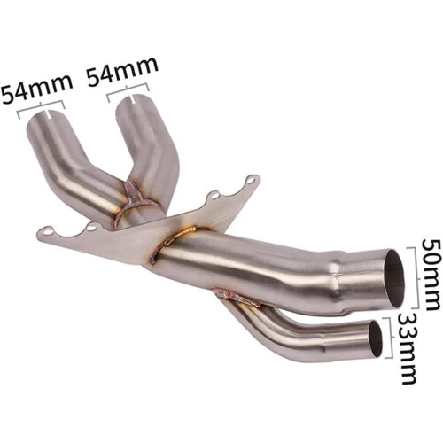 Motorcycle Exhaust Pipe Connect Link Tube For S1000RR 2017-2018 Replace Catalyst Exhaust System 1