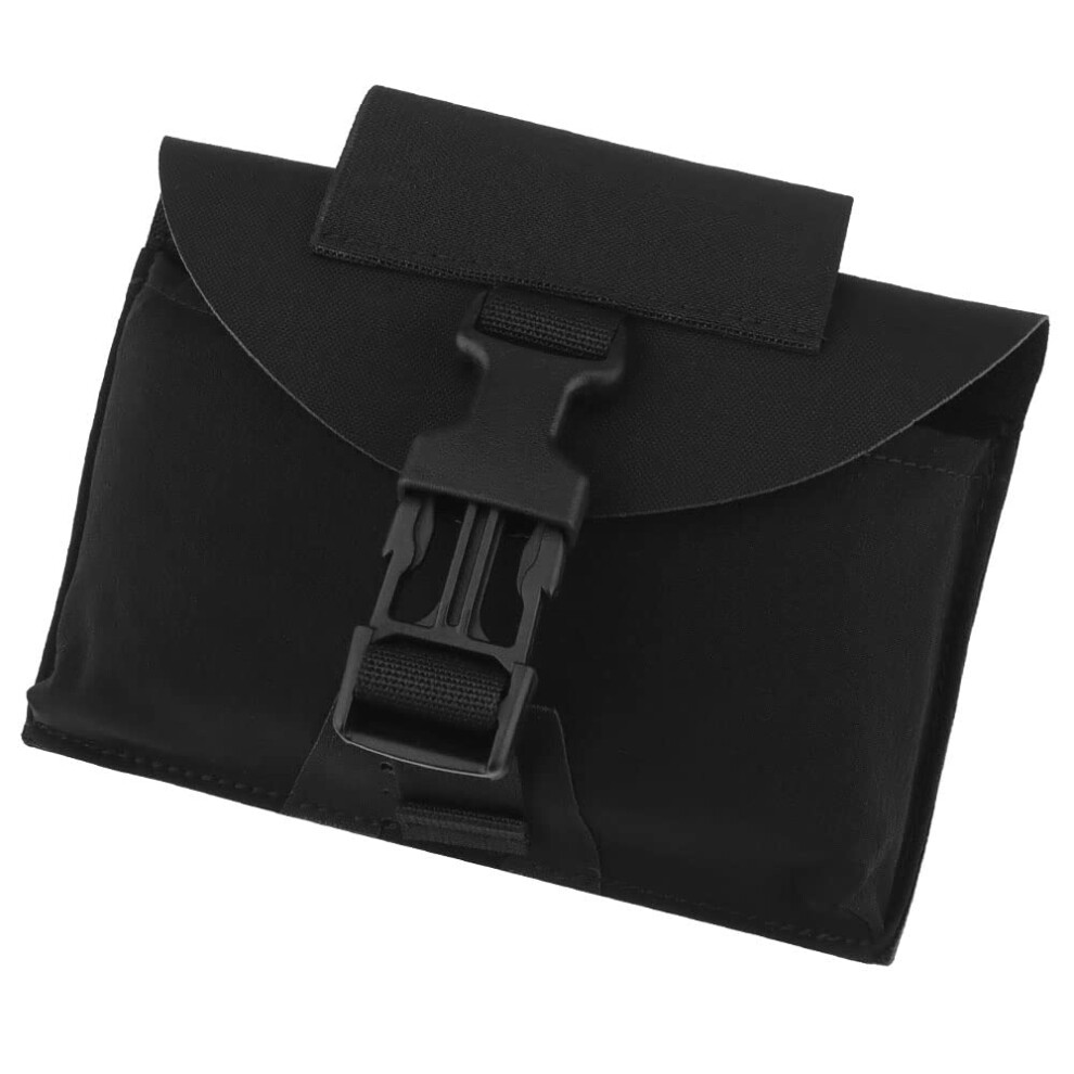 Black Quick-Release Tactical Molle Ifak Pouch First Aid Kit With Tourniquet Holder Medical Storage Pocket