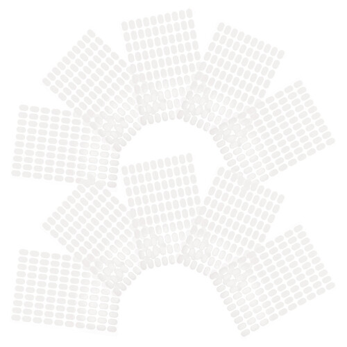 20 Sheets Oval Double-Sided Transparent Jelly Nail Adhesive Tabs 1