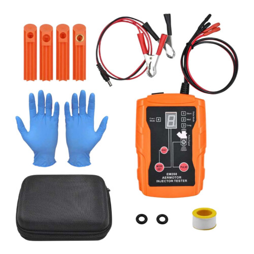 Injector Tester Tool Kit With 8 Modes, Injector Cleaner, Compatible With Most Injectors