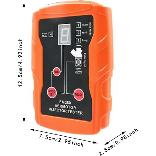 Injector Tester Tool Kit With 8 Modes, Injector Cleaner, Compatible With Most Injectors 2