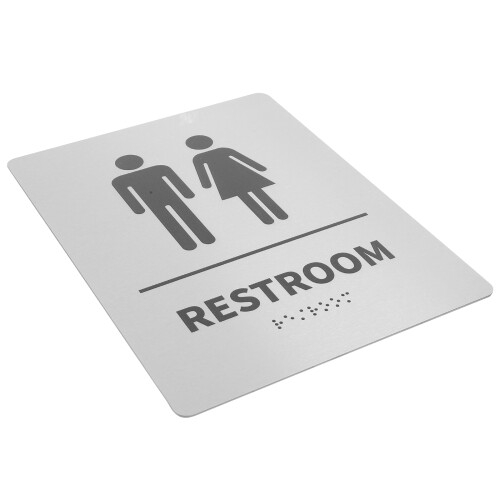 5Stk Toilettenschild Selbstklebend Mit Wc-Symbolen 2