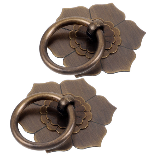 4 Pcs Dresser Pull Cabinet Ring Handle Drawer Knob