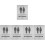 5Stk Toilettenschild Selbstklebend Mit Wc-Symbolen 7