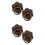 4 Pcs Dresser Pull Cabinet Ring Handle Drawer Knob 7
