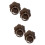 4 Pcs Dresser Pull Cabinet Ring Handle Drawer Knob 9