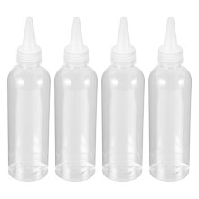 8 Pcs Plastic Squeeze Bottles Refillable For Lotion Glue Liquid