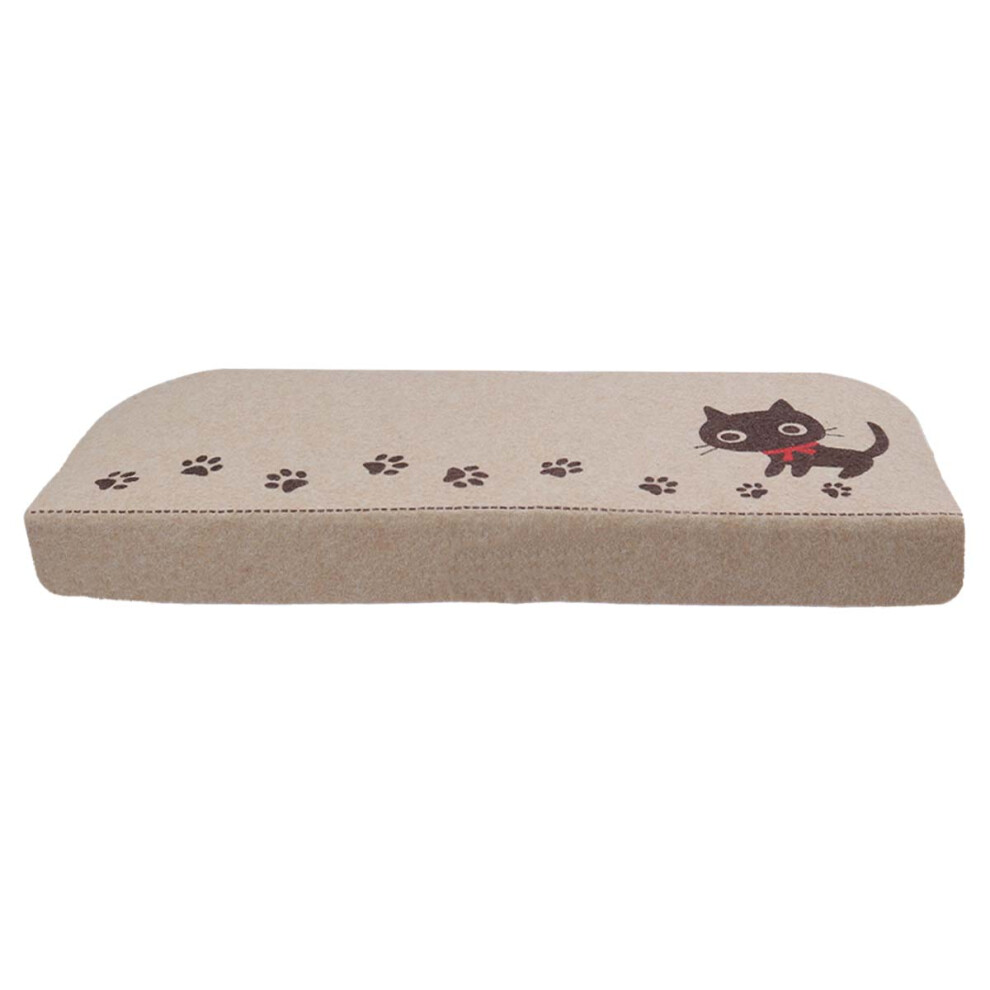 2Pcs Kitten Pattern Non-Slip Washable Cuttable Stair Tread Mat Beige-image-OPC-PKYK5NH-NEW