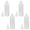 8 Pcs Plastic Squeeze Bottles Refillable For Lotion Glue Liquid 2