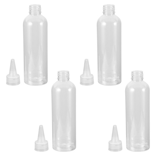 8 Pcs Plastic Squeeze Bottles Refillable For Lotion Glue Liquid 1