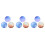 9 Pcs Round Mouse Pad Planet Pattern Romantic Gaming Mat For Laptop 4