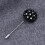 2Pcs Clear Crystal Flower Long Brooch Vintage Suit Accessory 10