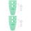 2 Sets Silicone Bottle Bottom Cover For Cup 30 Oz 7