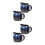 4 Pcs Ceramic Milk Jug With Handle And Spout For Coffee Tea 6