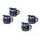 4 Pcs Ceramic Milk Jug With Handle And Spout For Coffee Tea 4