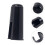 4Pièces Couvre Embouts Saxophone Soprano Noir Compatible Protection 10