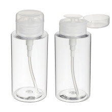 8 Pcs Press Pump Bottle 300ml For Makeup And Nail Polish Remover