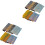 16 Pcs Faux Sheets Printed Glitter Dotted Pattern For Diy 3
