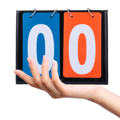 4Pcs Score Flipper Basketball 2-Digit Match Scoreboard