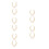 10 Pcs Bag Chain Strap: Diy Handbag Replacement Shoulder Strap 10