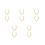 10 Pcs Bag Chain Strap: Diy Handbag Replacement Shoulder Strap 9