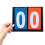 4Pcs Score Flipper Basketball 2-Digit Match Scoreboard 7