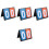 4Pcs Score Flipper Basketball 2-Digit Match Scoreboard 9