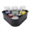 Bright Multicolor Pool Balls Shot Glasses Set for Parties 14